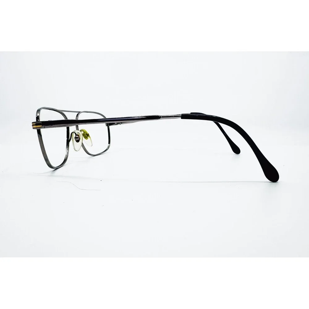 Sferoflex Eyeglass Frames Mens Gray Aviator Double Bridge 56-17-140 2152